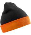 RC930X Result Recycled Compass Beanie Black / Orange colour image